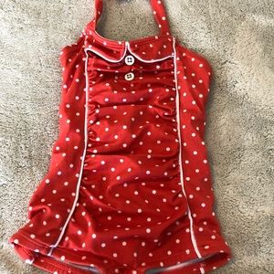Janie and Jack 2t retro dot swimsuit